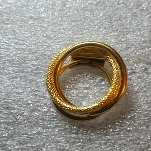Vintage Western Germany Gold Mesh Scarf Clip